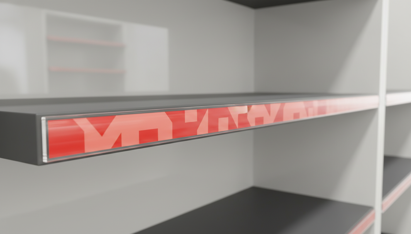 Использование ценникодержателей DBR